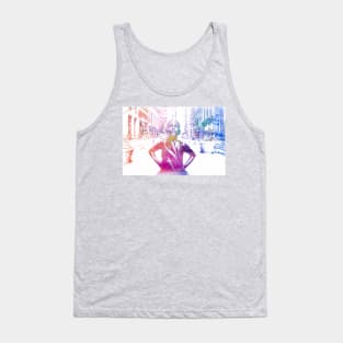 The Fearless Girl (watercolor) Tank Top